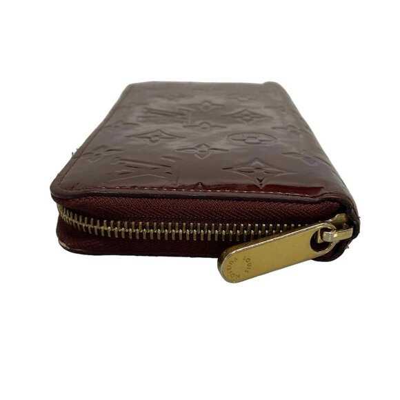 LOUIS VUITTON Zippy Wallet Rouge Fauviste Monogram Vernis - Picture 3 of 12
